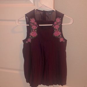 American eagle outfitters burgundy top
